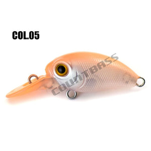 32mm 3.2g Crank bait Hard Plastic Fishing Lures, Countbass Wobbler Freshwater  Salmon Crappie Fishing Baits