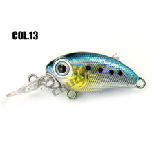 Load image into Gallery viewer, 32mm 3.2g Crank bait Hard Plastic Fishing Lures, Countbass Wobbler Freshwater  Salmon Crappie Fishing Baits