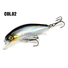 Load image into Gallery viewer, 50mm 6.8g Countbass Sinking Minnow Wobblers  Lures for Fishing, Fixed Weight Trout Fishing Bait Jerkbait Crankbait