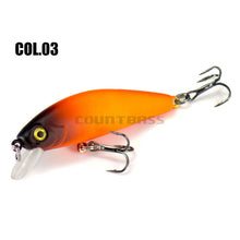 Load image into Gallery viewer, 50mm 6.8g Countbass Sinking Minnow Wobblers  Lures for Fishing, Fixed Weight Trout Fishing Bait Jerkbait Crankbait
