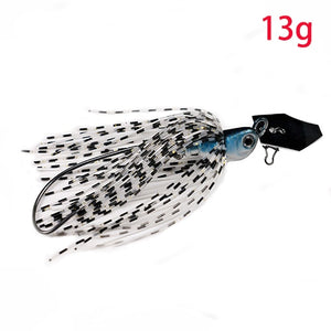 JonStar 13G/16G spinner bait fishing lure Buzzbait chatter bait wobbler isca artificial rubber skirt for bass pike walleye