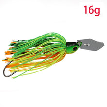 Load image into Gallery viewer, JonStar 13G/16G spinner bait fishing lure Buzzbait chatter bait wobbler isca artificial rubber skirt for bass pike walleye