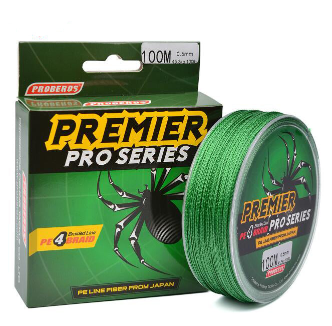 4 Strands 100M Super Strong Braided Wire Fishing Line 6-100LB 0.4-10.0 PE Material Multifilament Carp Fishing For Fish Rope Cord
