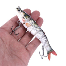 Load image into Gallery viewer, 13.7cm 27g Sinking Wobblers 8 Segments Fishing Lures Multi Jointed Swimbait Hard Bait Fishing Tackle For Bass Isca Crankbait