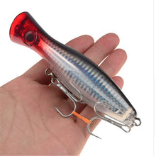 Load image into Gallery viewer, 1Pcs 12cm 40g New Big Popper Fishing Lure 8 Colors Isca Hard Artificial Bait Wobbler Crankbait Swimbait Pesca Leurre Pike Bait