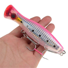 Load image into Gallery viewer, 1Pcs 12cm 40g New Big Popper Fishing Lure 8 Colors Isca Hard Artificial Bait Wobbler Crankbait Swimbait Pesca Leurre Pike Bait