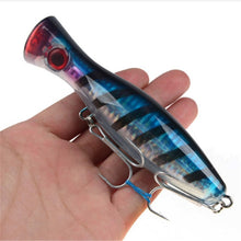 Load image into Gallery viewer, 1Pcs 12cm 40g New Big Popper Fishing Lure 8 Colors Isca Hard Artificial Bait Wobbler Crankbait Swimbait Pesca Leurre Pike Bait