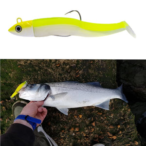 Hunthouse black minnow 25g 40g 60g 120g fishing lure soft pike lure leurre souple shad peche iscas artificiais silicone lure