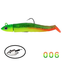 Load image into Gallery viewer, Hunthouse black minnow 25g 40g 60g 120g fishing lure soft pike lure leurre souple shad peche iscas artificiais silicone lure