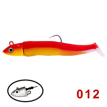 Load image into Gallery viewer, Hunthouse black minnow 25g 40g 60g 120g fishing lure soft pike lure leurre souple shad peche iscas artificiais silicone lure