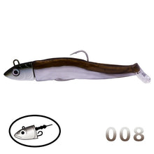 Load image into Gallery viewer, Hunthouse black minnow 25g 40g 60g 120g fishing lure soft pike lure leurre souple shad peche iscas artificiais silicone lure