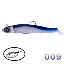 Load image into Gallery viewer, Hunthouse black minnow 25g 40g 60g 120g fishing lure soft pike lure leurre souple shad peche iscas artificiais silicone lure