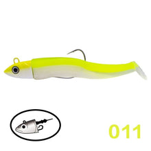 Load image into Gallery viewer, Hunthouse black minnow 25g 40g 60g 120g fishing lure soft pike lure leurre souple shad peche iscas artificiais silicone lure