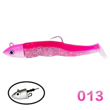 Load image into Gallery viewer, Hunthouse black minnow 25g 40g 60g 120g fishing lure soft pike lure leurre souple shad peche iscas artificiais silicone lure