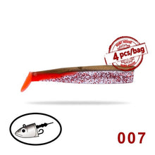 Load image into Gallery viewer, Hunthouse black minnow 25g 40g 60g 120g fishing lure soft pike lure leurre souple shad peche iscas artificiais silicone lure