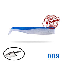 Load image into Gallery viewer, Hunthouse black minnow 25g 40g 60g 120g fishing lure soft pike lure leurre souple shad peche iscas artificiais silicone lure