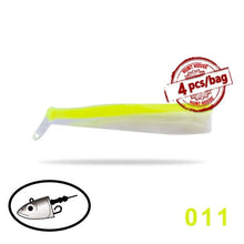 Load image into Gallery viewer, Hunthouse black minnow 25g 40g 60g 120g fishing lure soft pike lure leurre souple shad peche iscas artificiais silicone lure