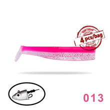 Load image into Gallery viewer, Hunthouse black minnow 25g 40g 60g 120g fishing lure soft pike lure leurre souple shad peche iscas artificiais silicone lure